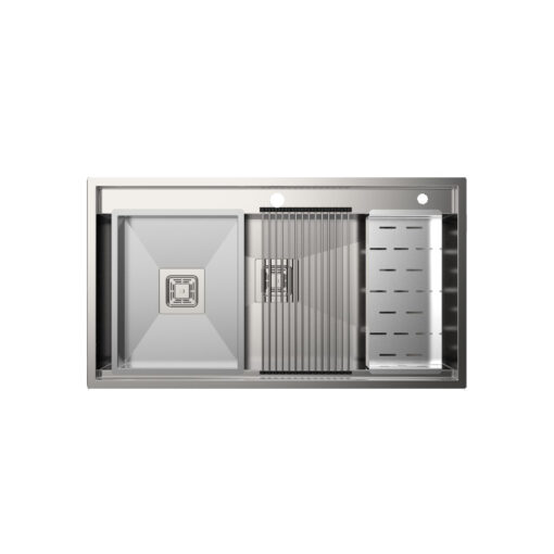 سینک ظرفشویی توکار استیل البرز  مدل 955/52