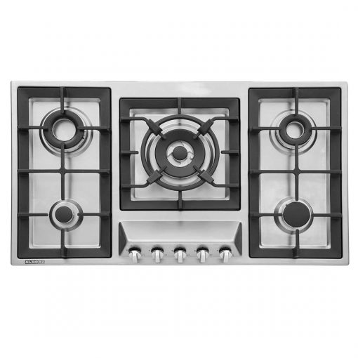 اجاق گاز رومیزی پنج  شعله  استیل البرز مدل S5910 (Chef)