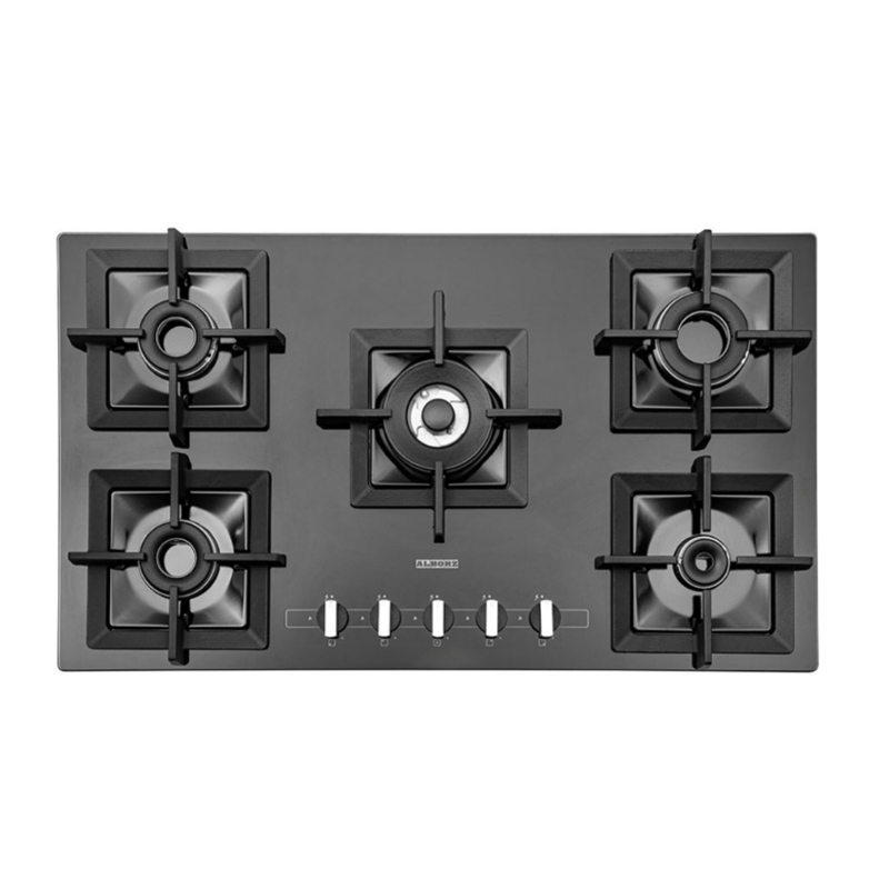 اجاق گاز رومیزی پنج  شعله استیل البرز مدل G5913 (Chef)